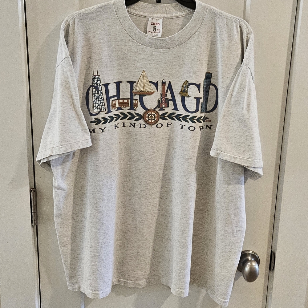 Vintage Ches Chicago "My Kind Of Town" T-Shirt - Size XXL - Made in the USA